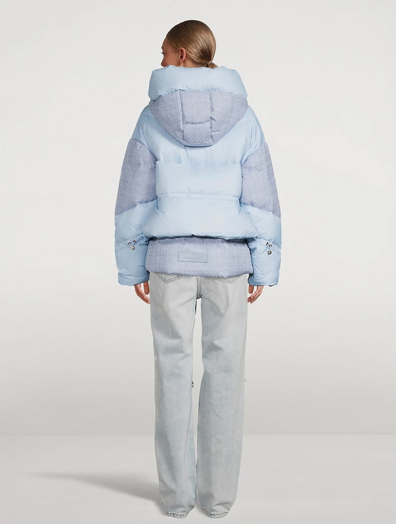 Matignon Tweed Icon Down Puffer Jacket