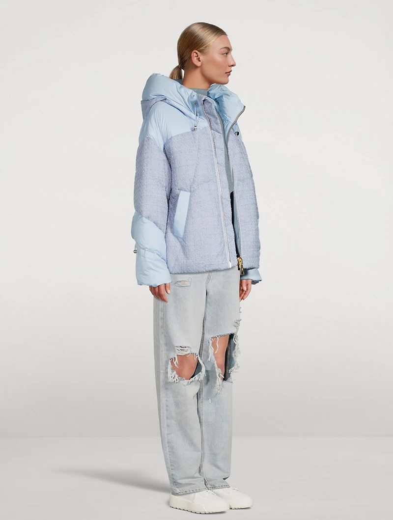 Matignon Tweed Icon Down Puffer Jacket