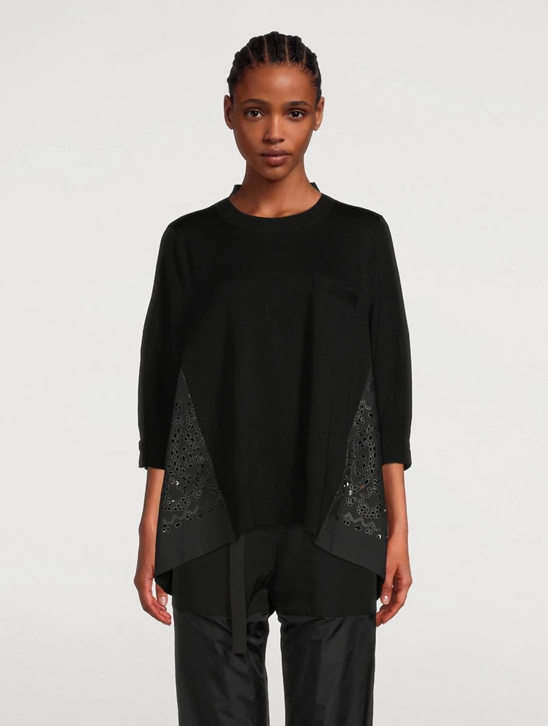 Bandana Opal Wool And Cotton Top