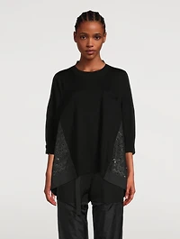 Bandana Opal Wool And Cotton Top