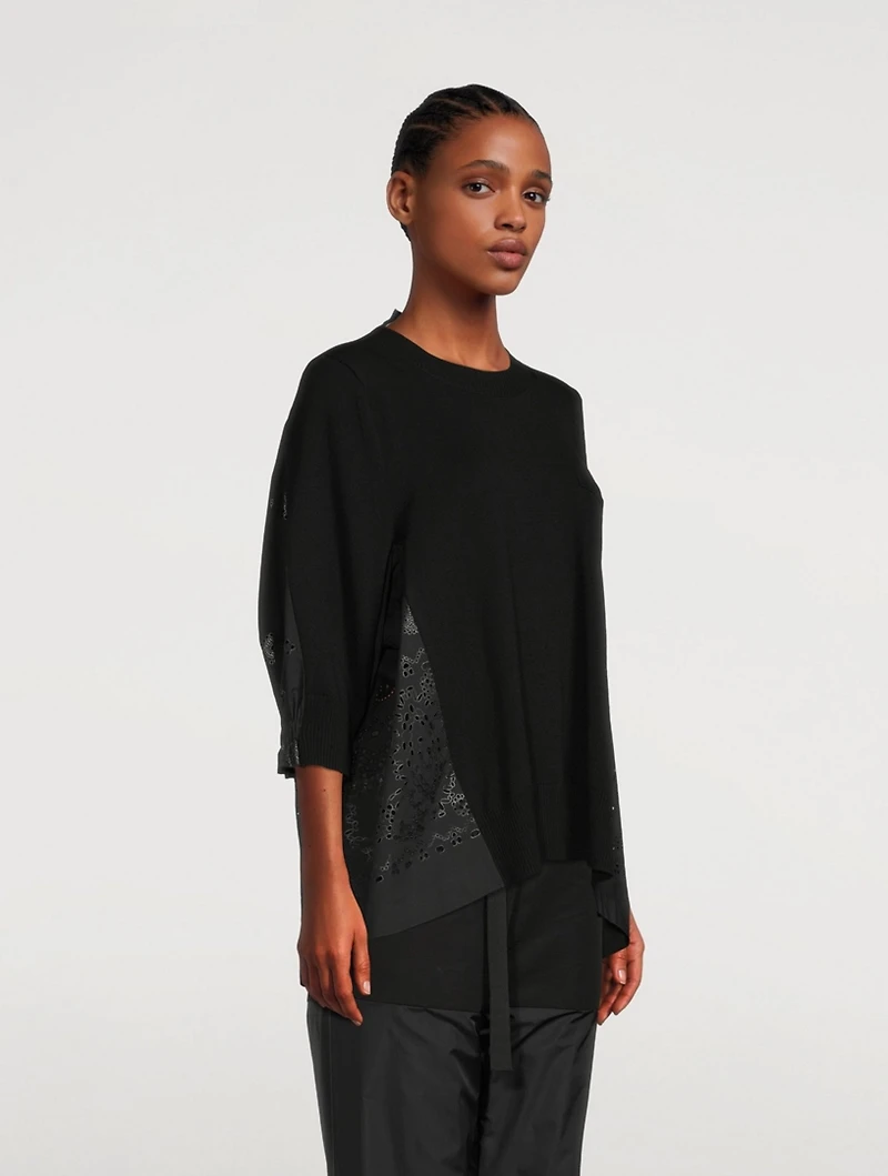 Bandana Opal Wool And Cotton Top