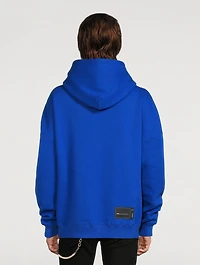 Cotton-Blend Hoodie With Logo Embroidery