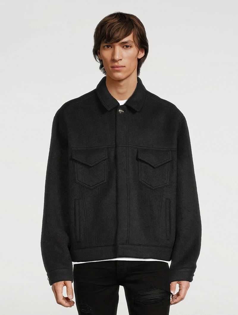 Mohair Trucker Jacket