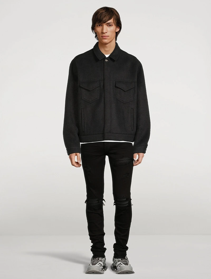 Mohair Trucker Jacket