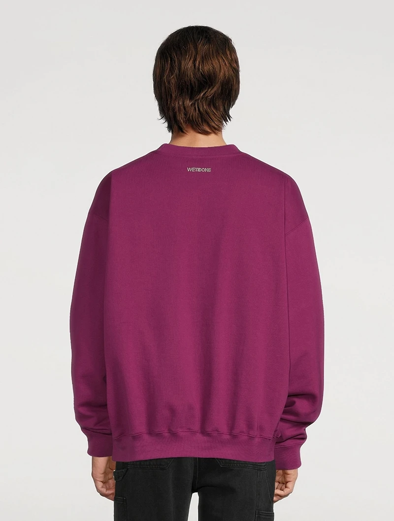 Cotton-Blend Sweatshirt With New Logo