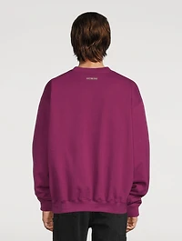 Cotton-Blend Sweatshirt With New Logo