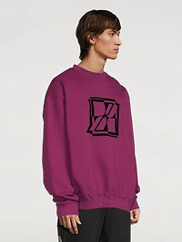Cotton-Blend Sweatshirt With New Logo