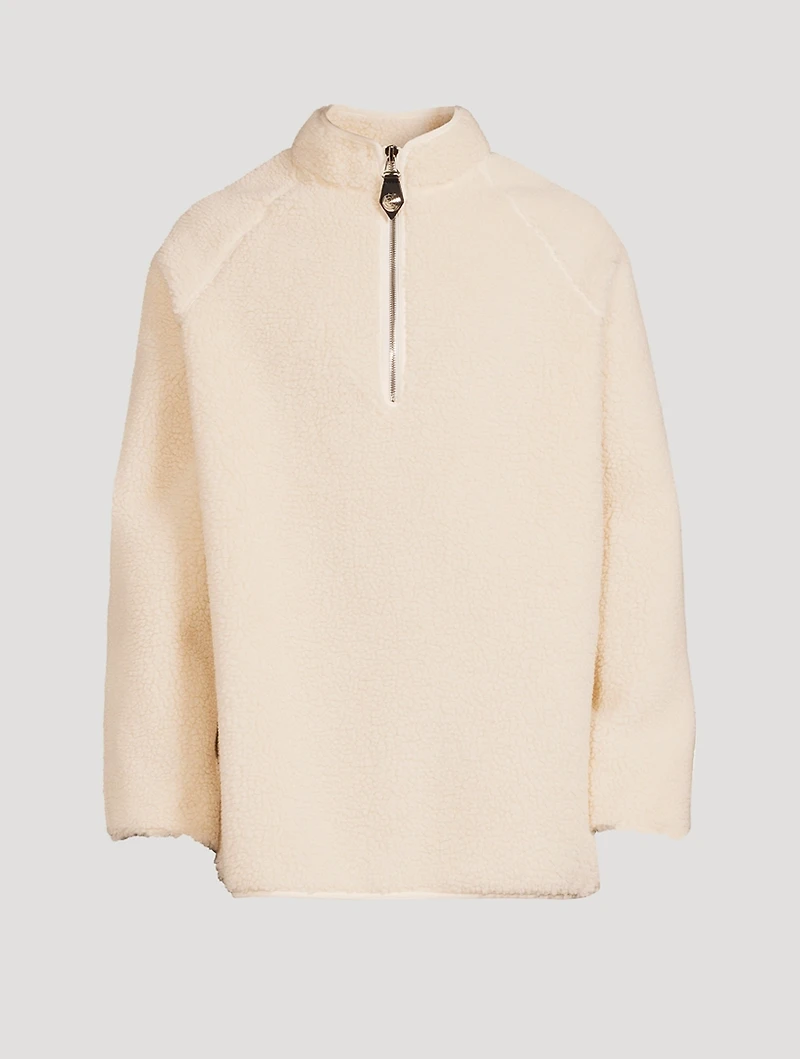 Fleece Oversized Sweatshirt