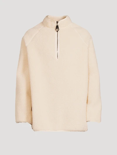 Fleece Oversized Sweatshirt