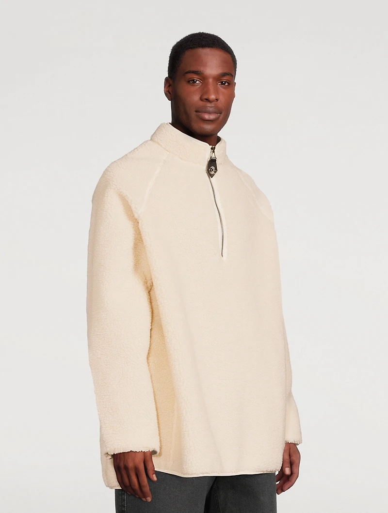 Fleece Oversized Sweatshirt
