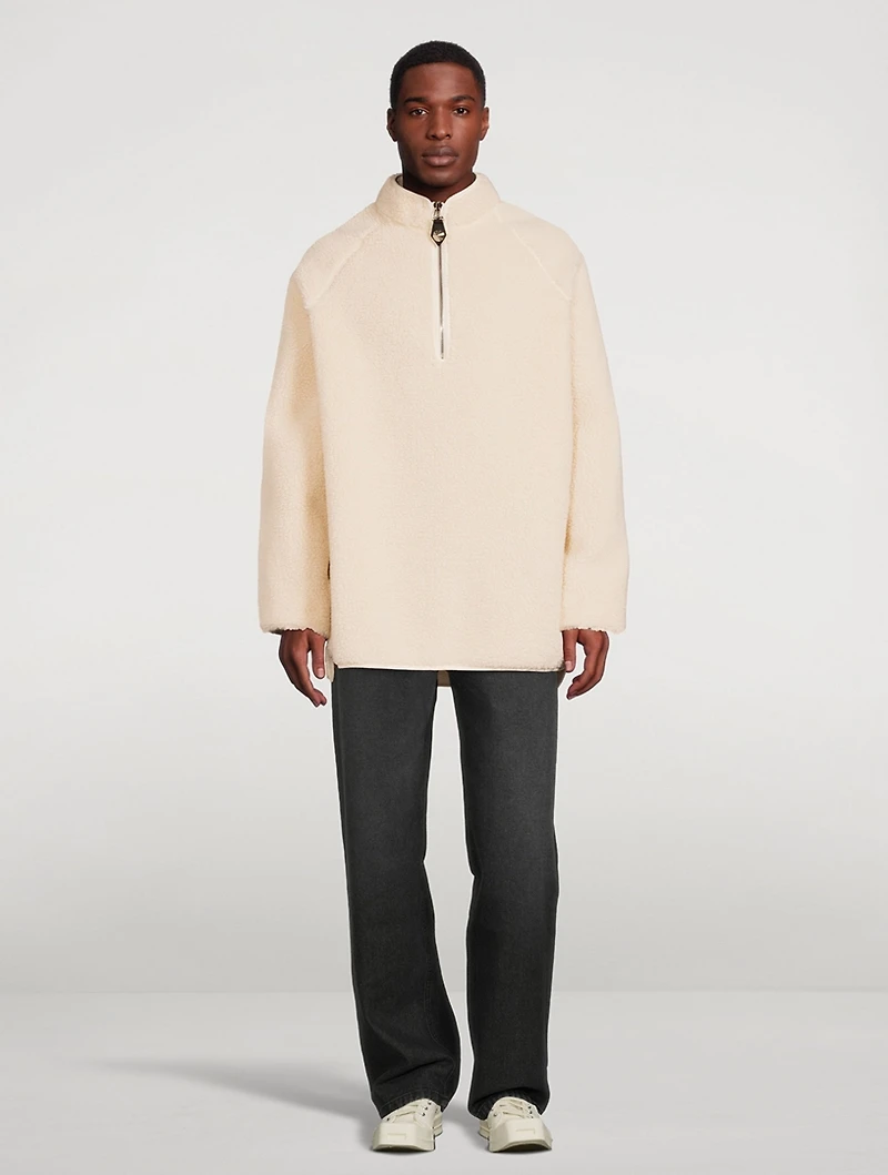 Fleece Oversized Sweatshirt