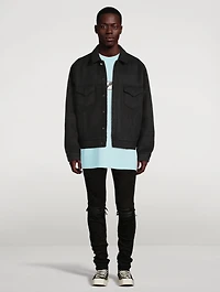 Cotton T-Shirt With Mirror Logo