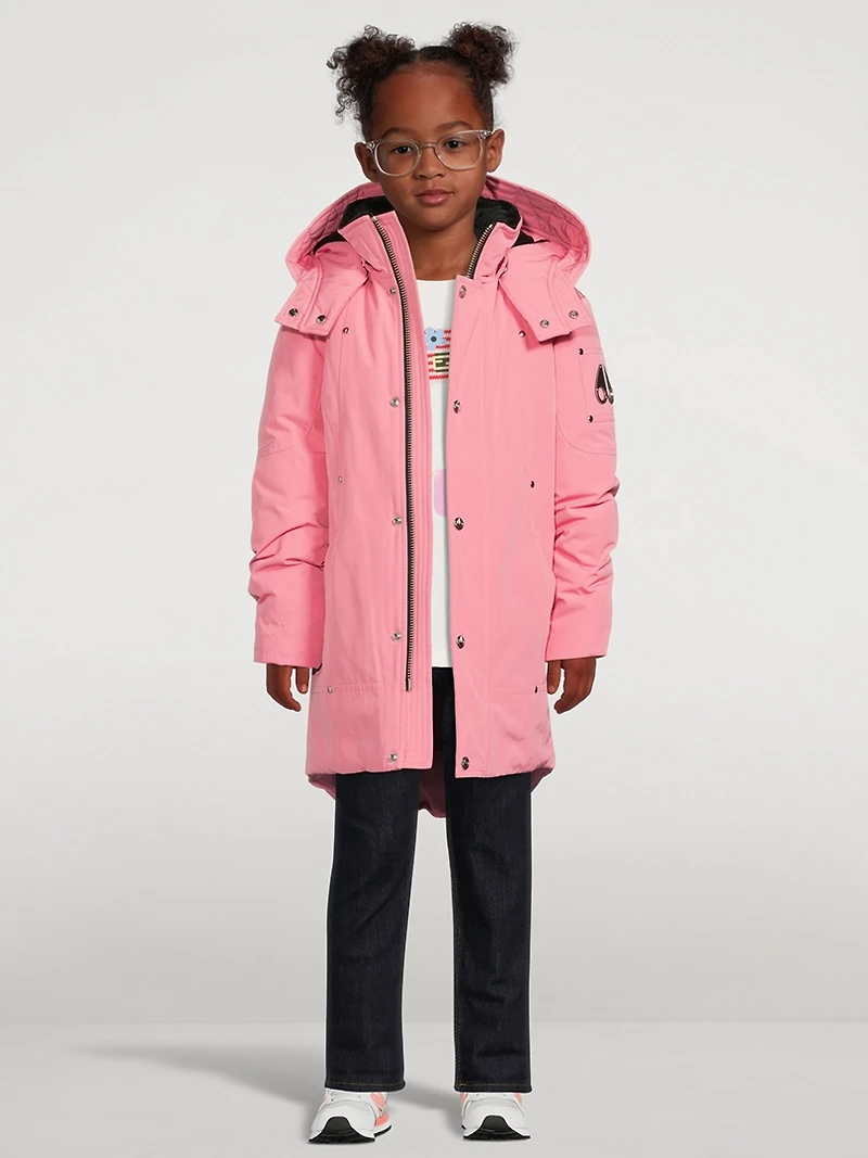 Kids Down Parka With Hood
