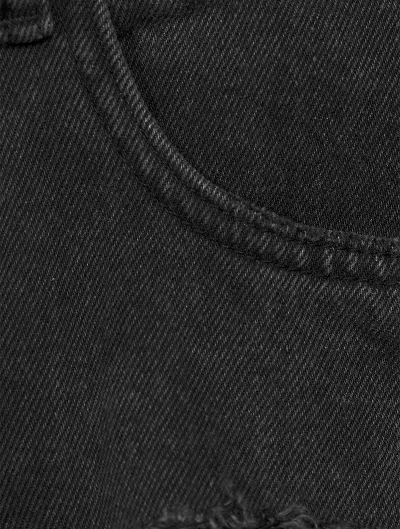 Playback Ripped Straight-Leg Jeans