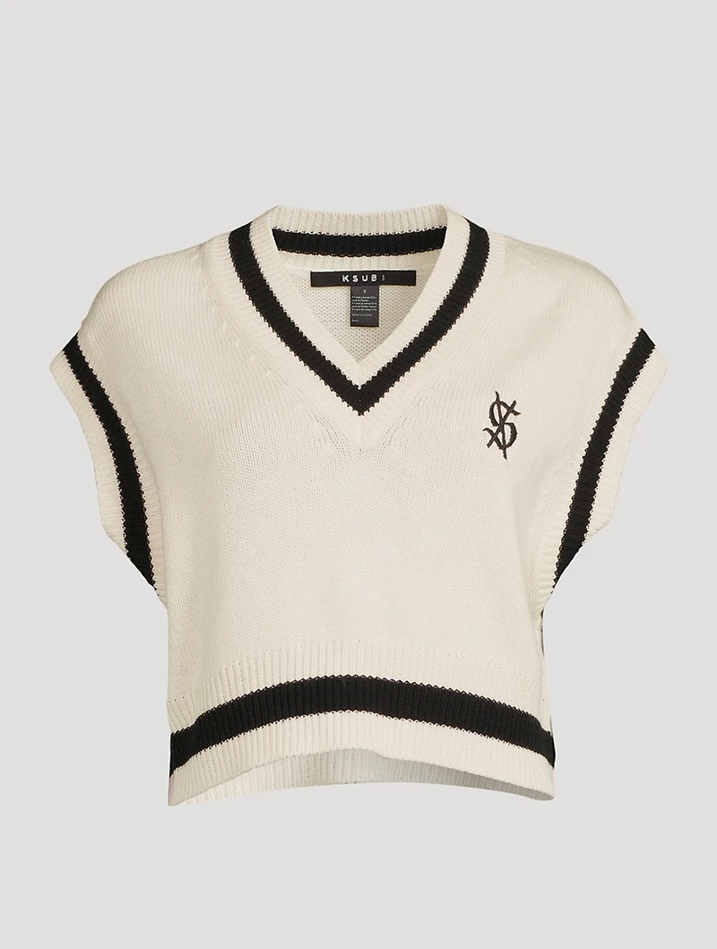 Cross Dollar Sweater Vest