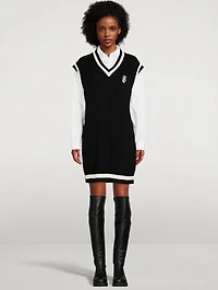 Cross Dollar Sweater Vest Dress