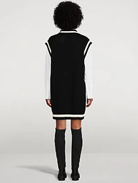 Cross Dollar Sweater Vest Dress