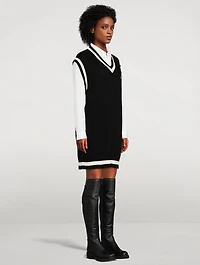 Cross Dollar Sweater Vest Dress