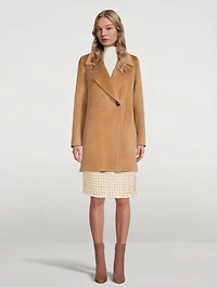 Baby Suri Alpaca And Wool Car Coat