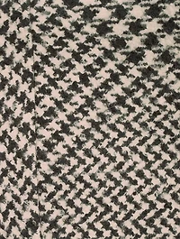 Prince Of Wales Wool-Blend Princess Cut Coat