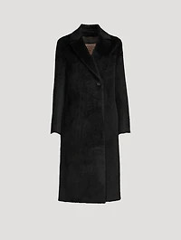 Baby Suri Alpaca And Wool Long Coat