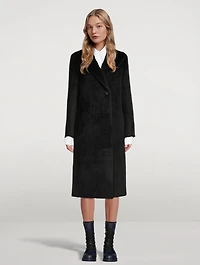 Baby Suri Alpaca And Wool Long Coat