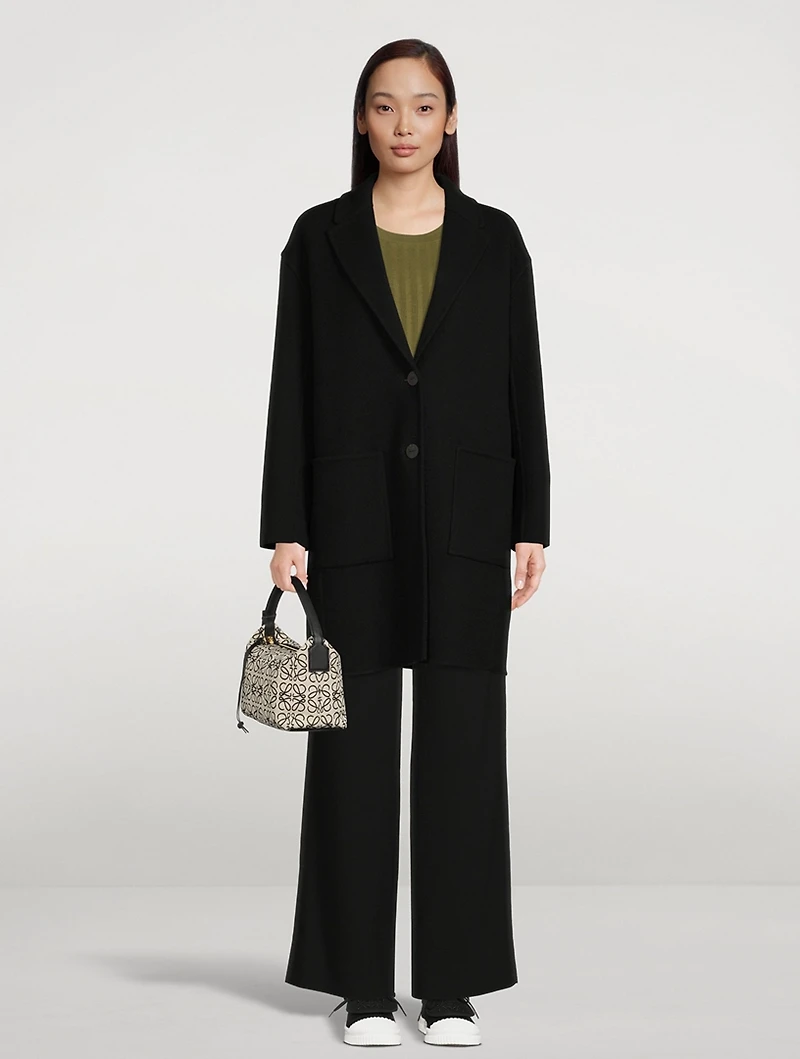 Wool And Cashmere Slit Jacket