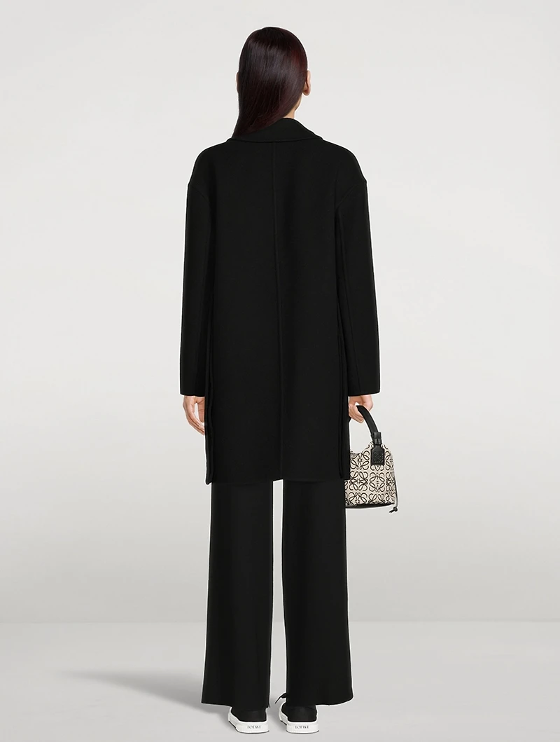 Wool And Cashmere Slit Jacket