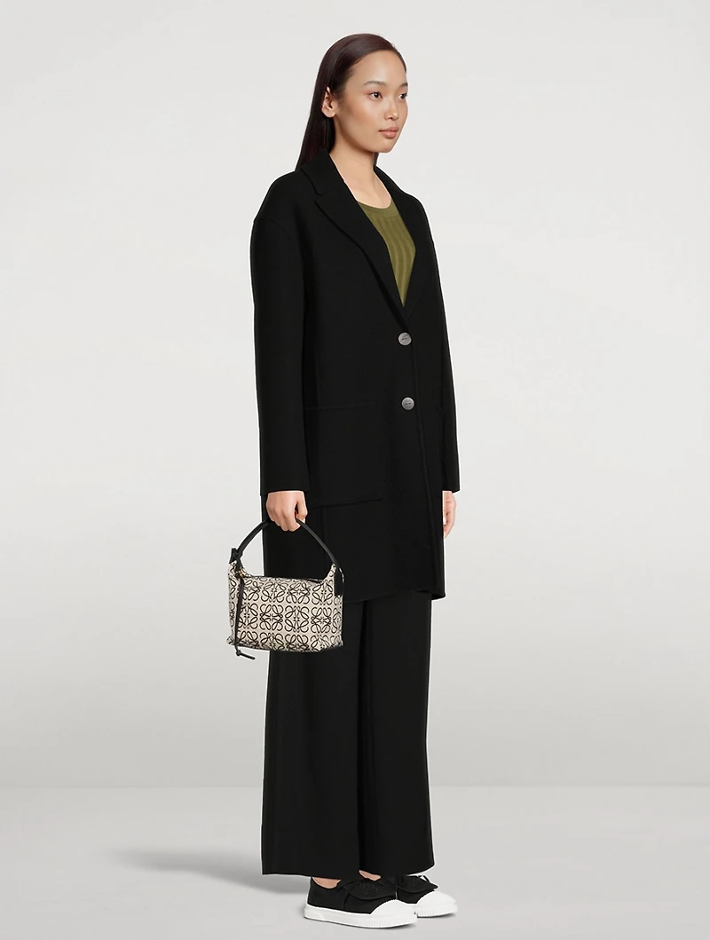 Wool And Cashmere Slit Jacket