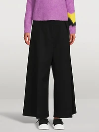 Wool Trousers With Belt