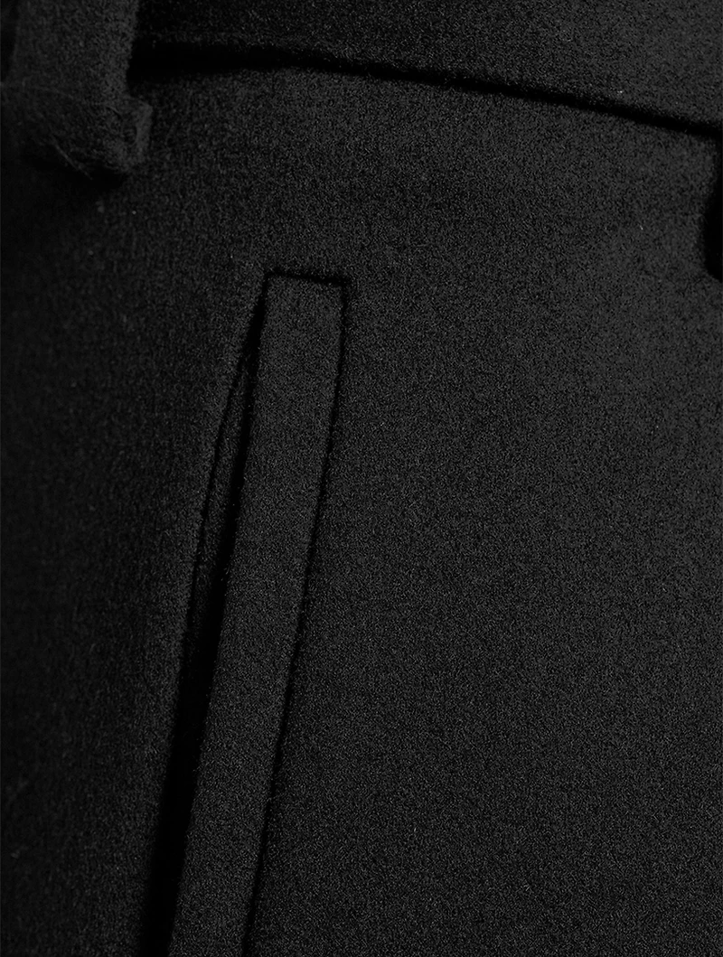 Wool Trousers With Belt