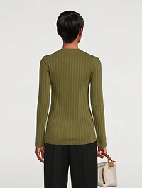 Ribbed Cotton Top