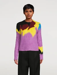 Intarsia Crewneck Sweater