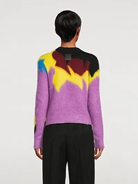 Intarsia Crewneck Sweater