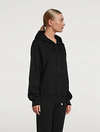 Lightweight Terry Cotton Relaxed Hoodie
