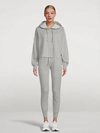 Lightweight Terry Cut-Off Hoodie