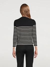 Long-Sleeve T-Shirt Striped Print