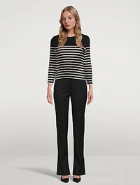 Long-Sleeve T-Shirt Striped Print