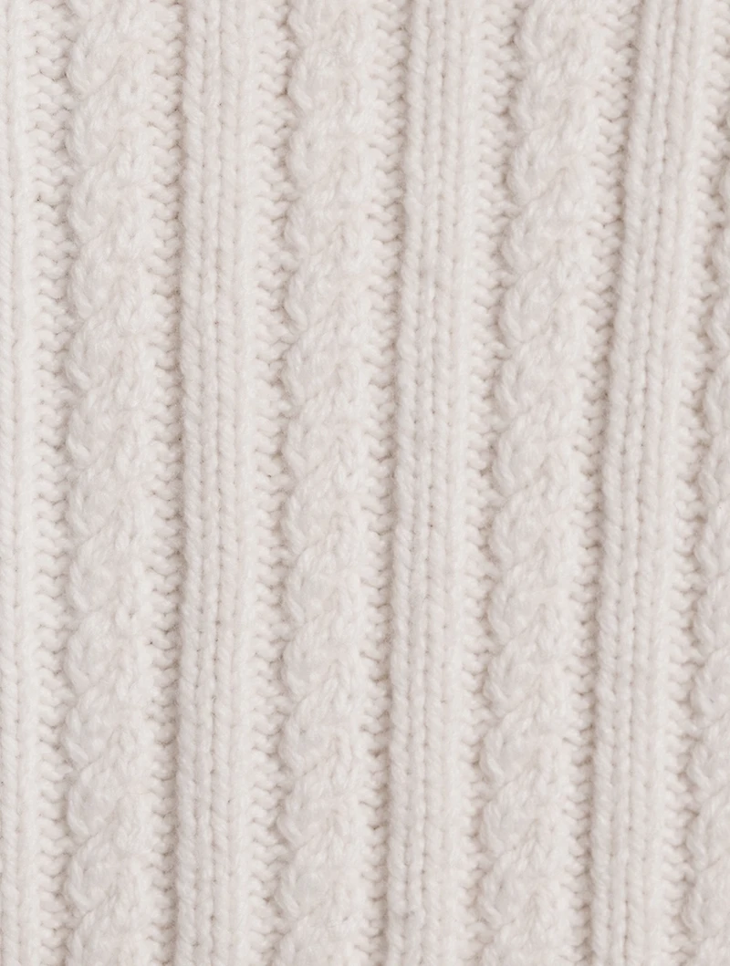 Knitted V-Neck Mini Dress