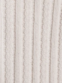 Knitted V-Neck Mini Dress