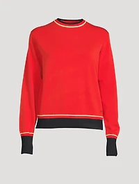 Technical Yarn Crewneck Sweater