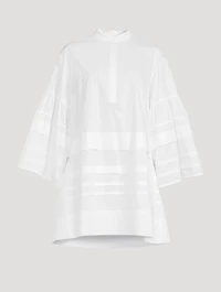 Layered Oversized Shirt Dress
