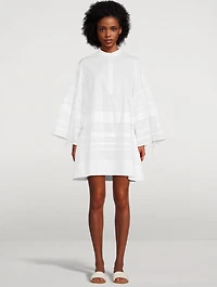 Layered Oversized Shirt Dress