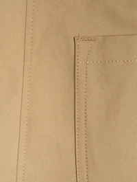 High-Waisted Flared Chino Pants