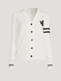 Merino Wool Varsity Cardigan