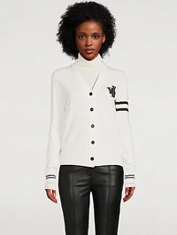 Merino Wool Varsity Cardigan