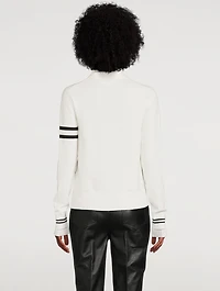 Merino Wool Varsity Cardigan