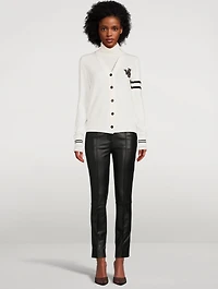 Merino Wool Varsity Cardigan