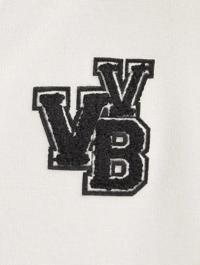 Merino Wool Varsity Cardigan
