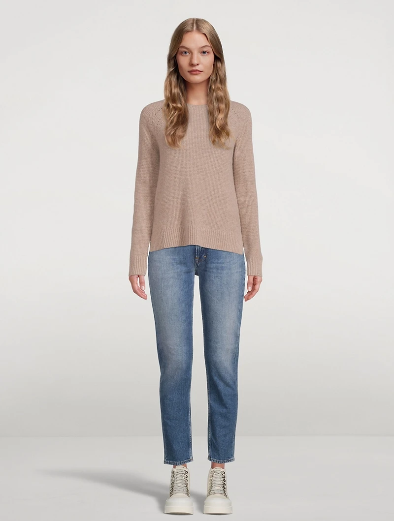 Pointelle Cashmere Sweater